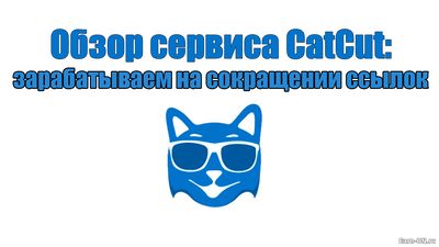 Обзор сервиса CatCut: зарабатываем на сокращении ссылок